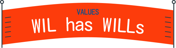 VALUES WIL has WILLs